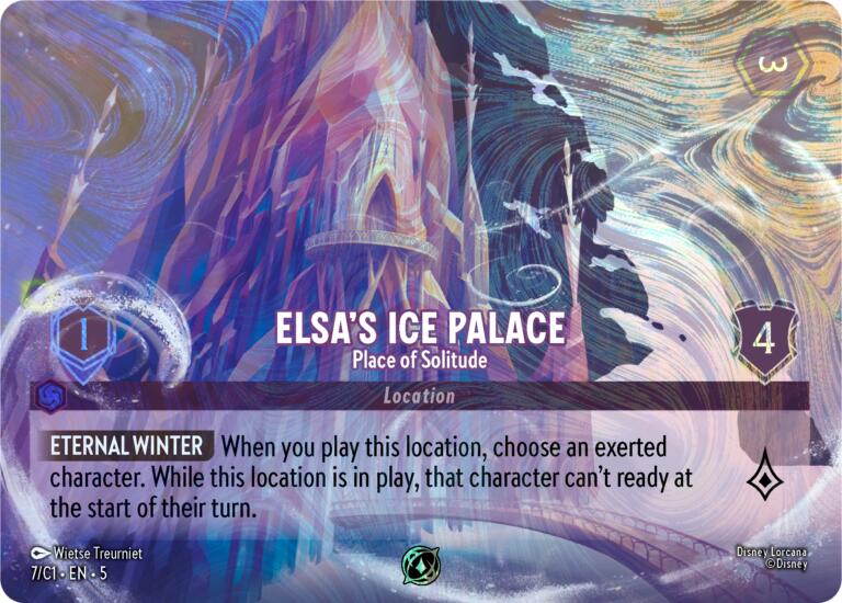 Elsa's Ice Palace - Place of Solitude (7) [Promo Cards] | Clutch Gaming