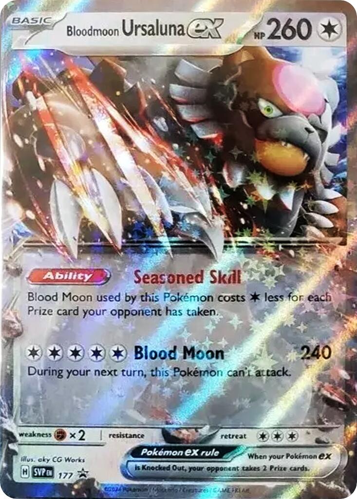 Bloodmoon Ursaluna ex (177) [Scarlet & Violet Promo Cards] | Clutch Gaming