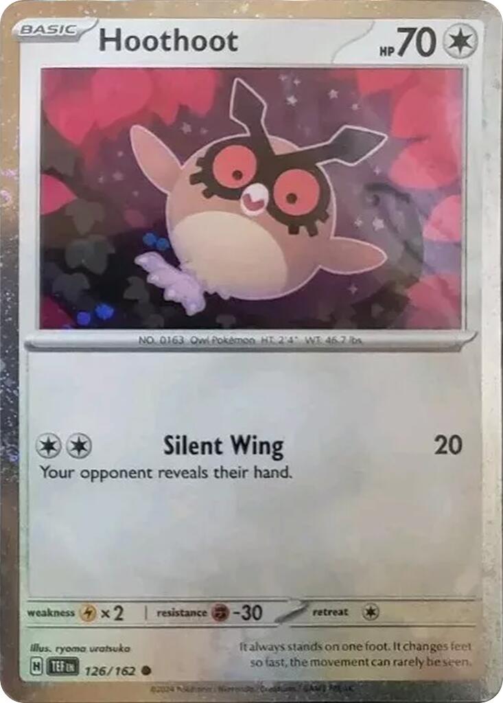 Hoothoot (126/162) (Cosmos Holo) [Scarlet & Violet Promo Cards] | Clutch Gaming