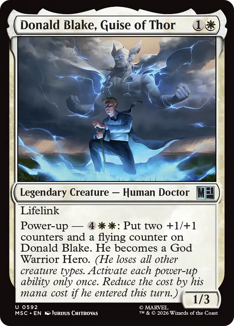 Donald Blake, Guise of Thor [Marvel Super Heroes Commander] | Clutch Gaming