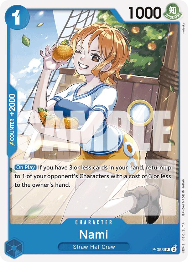 Nami (P-053) (Reprint) [Premium Booster -The Best-] | Clutch Gaming