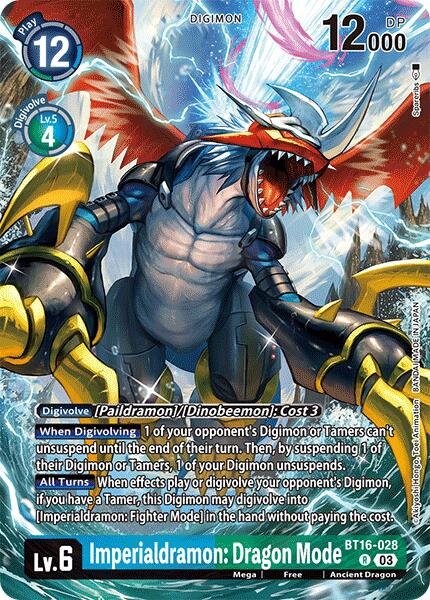 Imperialdramon: Dragon Mode [BT16-028] (Alternate Art) [Special Limited Set] | Clutch Gaming