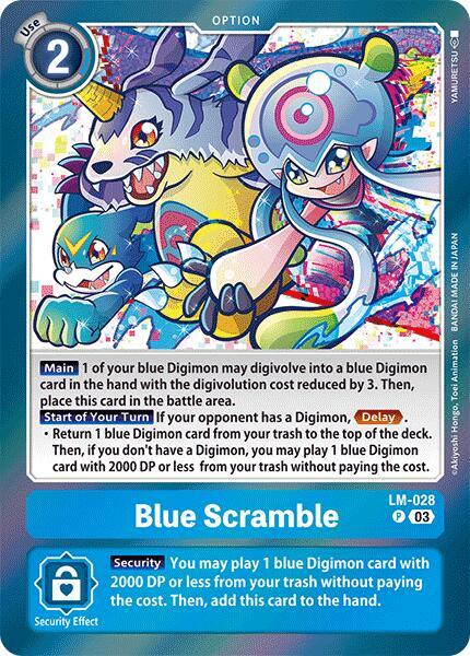 Blue Scramble [LM-028] [Special Limited Set] | Clutch Gaming