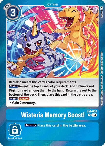 Wisteria Memory Boost! [LM-034] [Special Limited Set] | Clutch Gaming