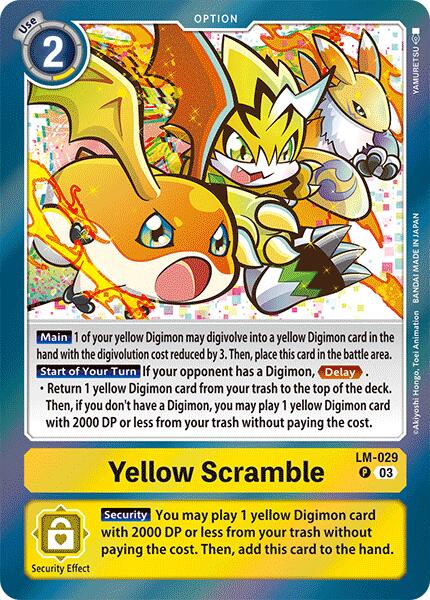 Yellow Scramble [LM-029] [Special Limited Set] | Clutch Gaming