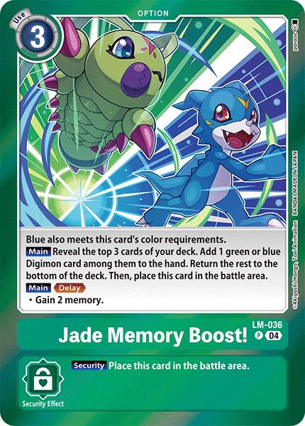 Jade Memory Boost! [LM-036] [Special Limited Set] | Clutch Gaming
