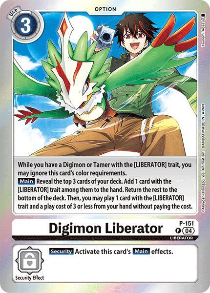 Digimon Liberator [P-151] (Reprint) [Special Limited Set] | Clutch Gaming