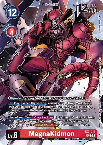 MagnaKidmon [EX7-013] (Alternate Art) (Box Topper) [Special Limited Set] | Clutch Gaming