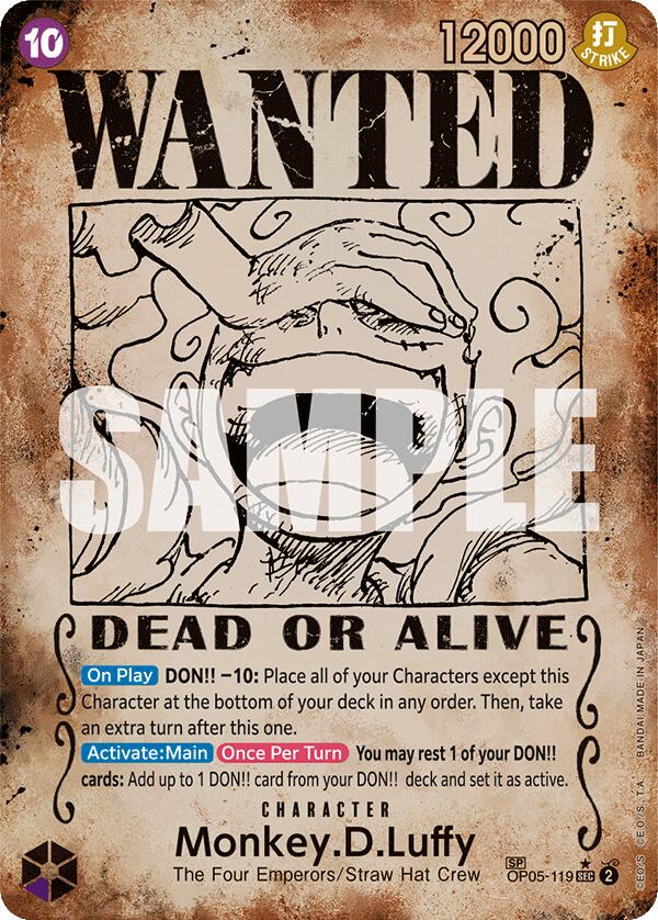 Monkey.D.Luffy (Wanted Poster) [Emperors in the New World] | Clutch Gaming