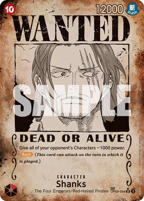 Shanks (Wanted Poster) [Emperors in the New World] | Clutch Gaming