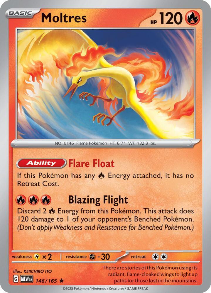 Moltres (146/165 - Deck Exclusives) [Scarlet & Violet 151] | Clutch Gaming