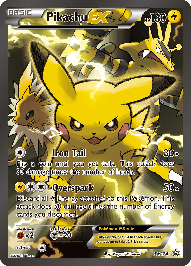 Pikachu EX (XY124) [XY: Black Star Promos] | Clutch Gaming