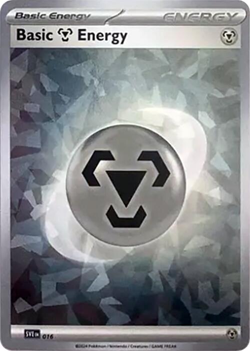 Basic Metal Energy (016) (Cracked Ice Holo) [Scarlet & Violet: Stellar Crown] | Clutch Gaming