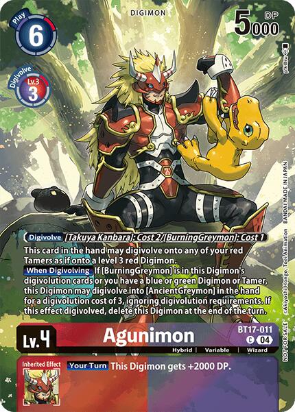 Agunimon [BT17-011] (Legend Pack 2024 Box Topper) [Chain of Liberation] | Clutch Gaming