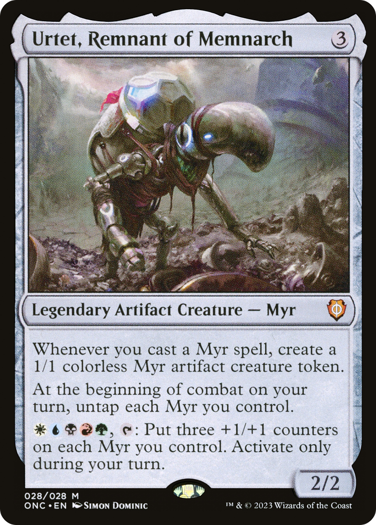 Urtet, Remnant of Memnarch [Phyrexia: All Will Be One Commander] | Clutch Gaming