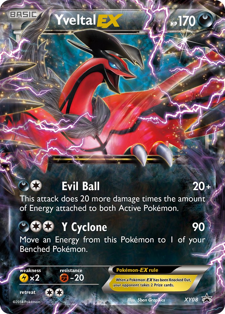 Yveltal EX (XY08) [XY: Black Star Promos] | Clutch Gaming