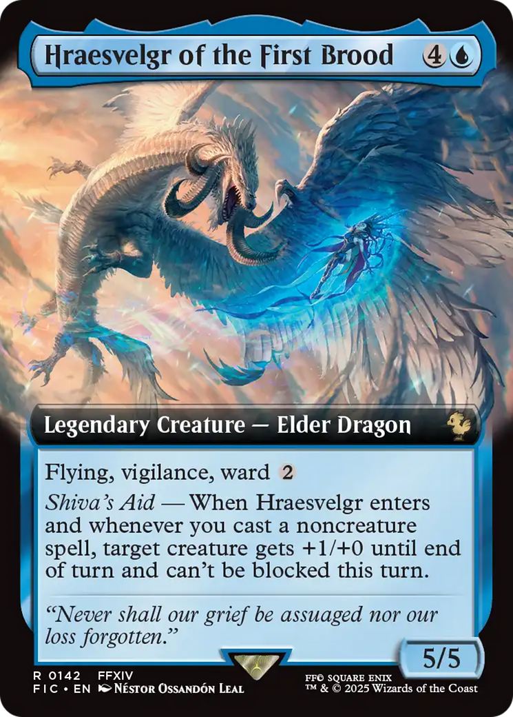 Hraesvelgr of the First Brood (Extended Art) [FINAL FANTASY Commander] | Clutch Gaming