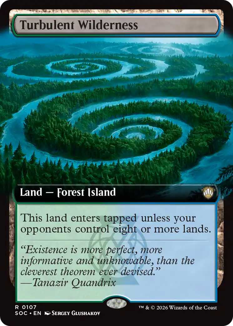 Turbulent Wilderness (Extended Art) [Secrets of Strixhaven Commander] | Clutch Gaming
