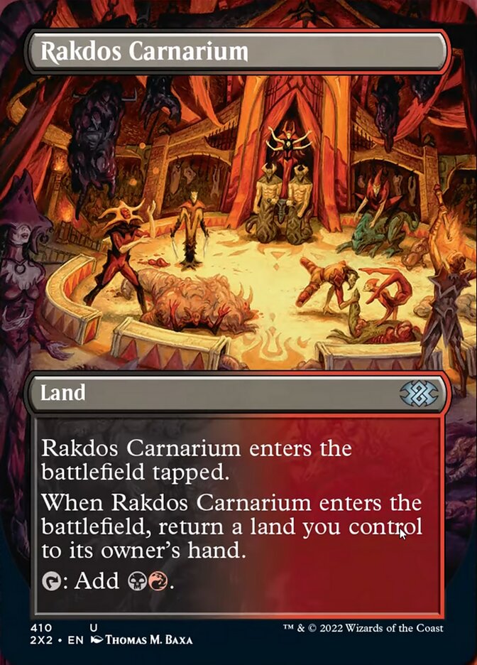 Rakdos Carnarium (Borderless Alternate Art) [Double Masters 2022] | Clutch Gaming