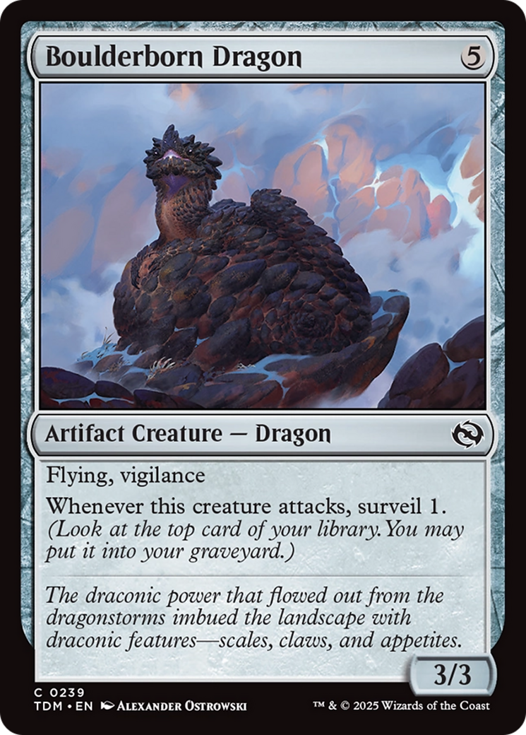 Boulderborn Dragon [Tarkir: Dragonstorm] | Clutch Gaming