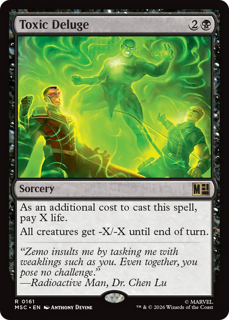 Toxic Deluge [Marvel Super Heroes Commander] | Clutch Gaming
