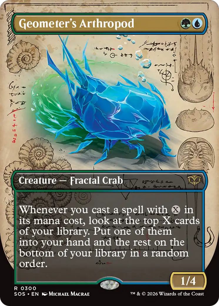 Geometer's Arthropod (Borderless) [Secrets of Strixhaven] | Clutch Gaming