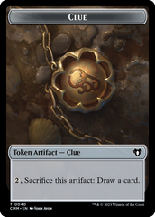 Clue // Construct (0041) Double-Sided Token [Commander Masters Tokens] | Clutch Gaming