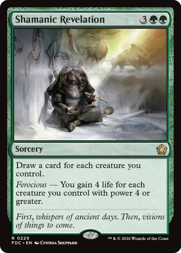 Shamanic Revelation [Foundations Commander] | Clutch Gaming