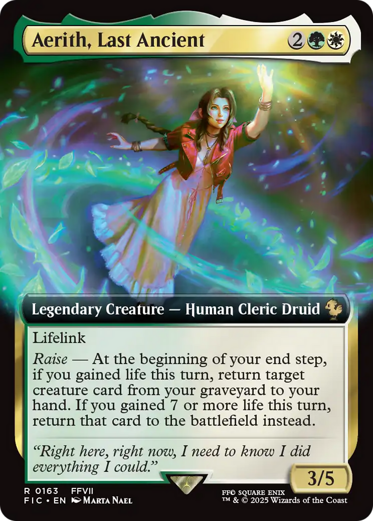Aerith, Last Ancient (Extended Art) [FINAL FANTASY Commander] | Clutch Gaming
