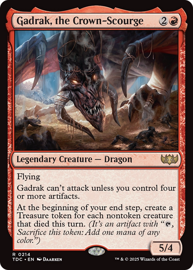 Gadrak, the Crown-Scourge [Tarkir: Dragonstorm Commander] | Clutch Gaming