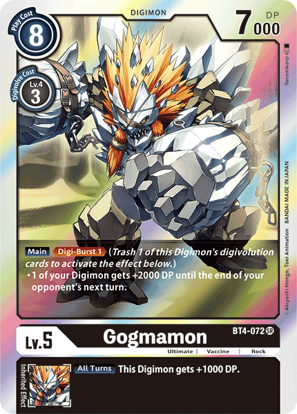 Gogmamon [BT4-072] [Great Legend] | Clutch Gaming