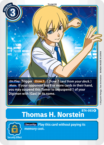 Thomas H. Norstein [BT4-093] [Great Legend] | Clutch Gaming