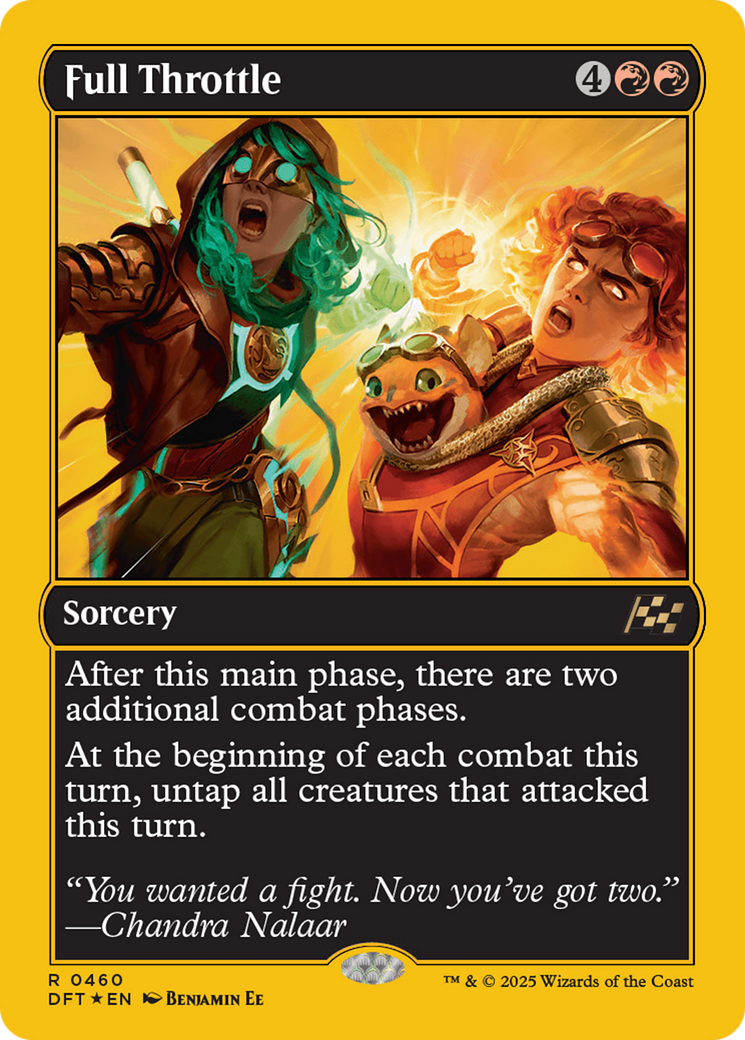 Full Throttle (First-Place Foil) [Aetherdrift] | Clutch Gaming