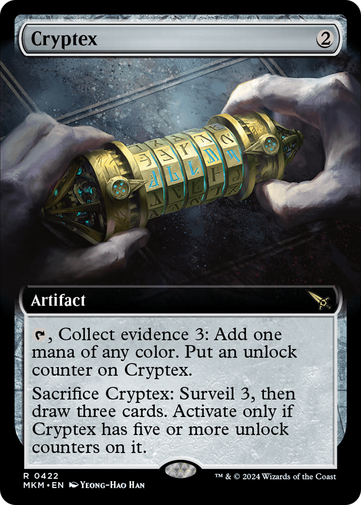 Cryptex (Extended Art) [Murders at Karlov Manor] | Clutch Gaming