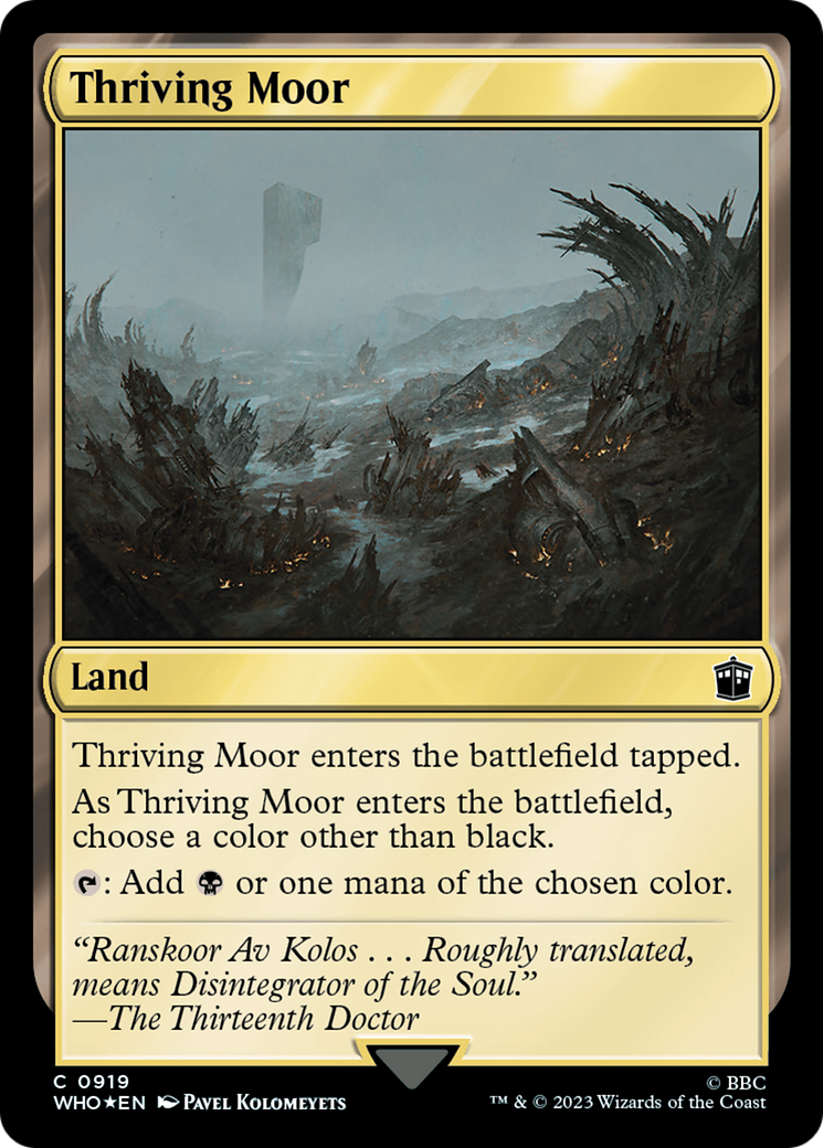 Thriving Moor (Surge Foil) [Doctor Who] | Clutch Gaming