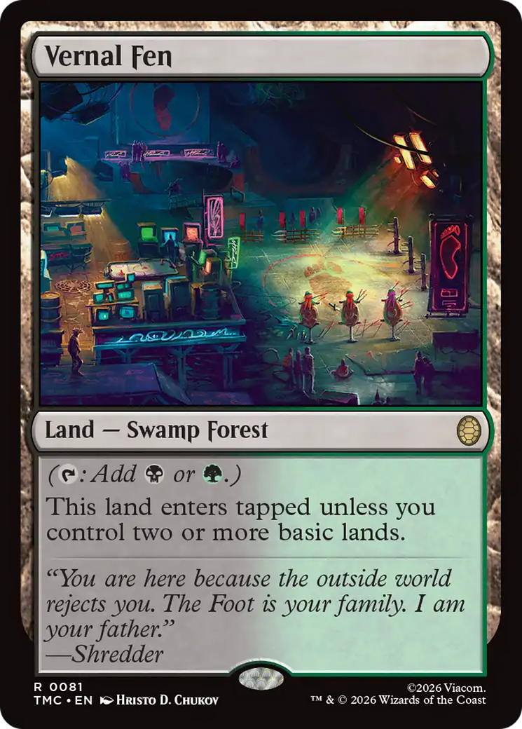 Vernal Fen [Teenage Mutant Ninja Turtles Commander] | Clutch Gaming