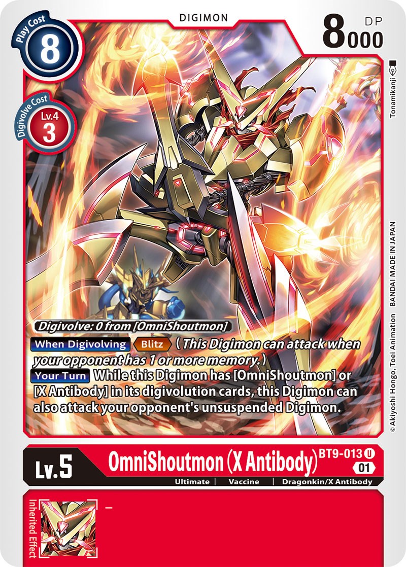 OmniShoutmon (X Antibody) [BT9-013] [X Record] | Clutch Gaming