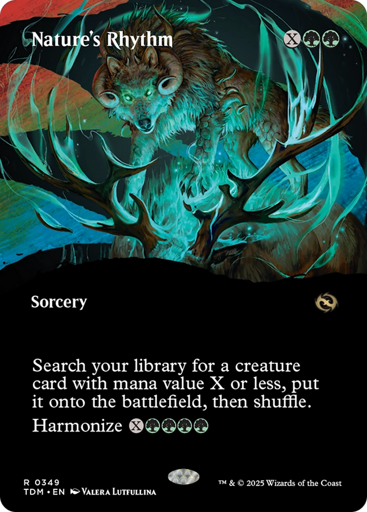 Nature's Rhythm (Borderless) [Tarkir: Dragonstorm] | Clutch Gaming