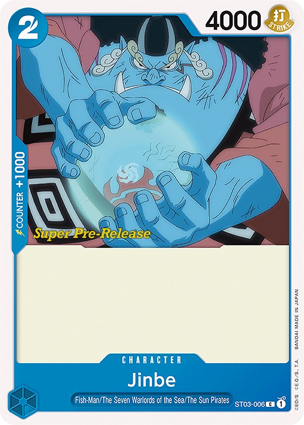 Jinbe [Super Pre-Release Starter Deck: The Seven Warlords of the Sea] | Clutch Gaming