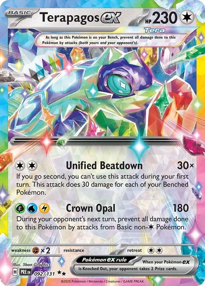 Terapagos ex (092/131) [Scarlet & Violet: Prismatic Evolutions] | Clutch Gaming