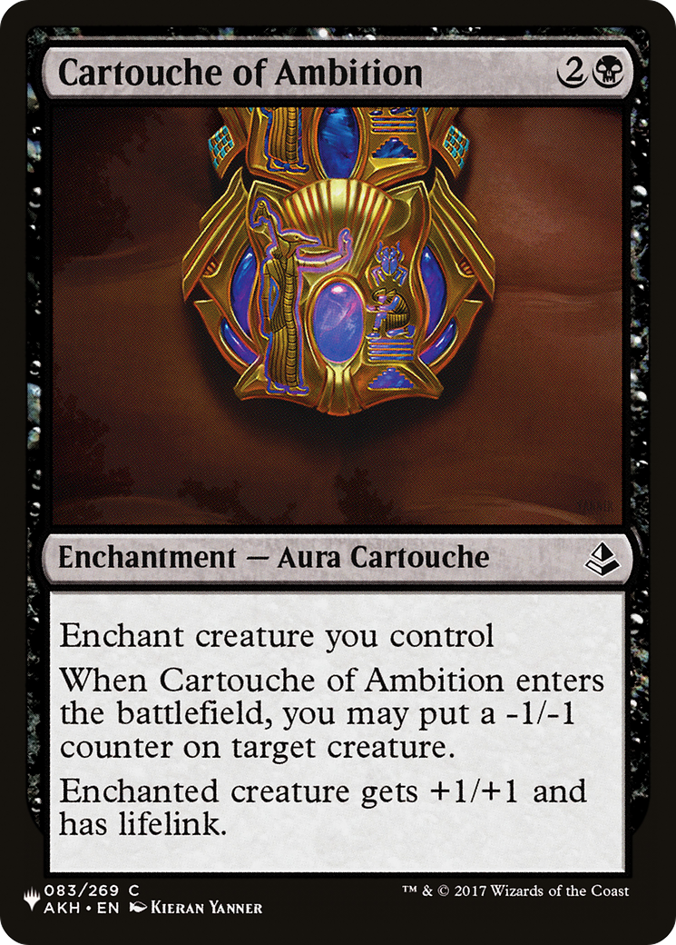 Cartouche of Ambition [The List Reprints] | Clutch Gaming