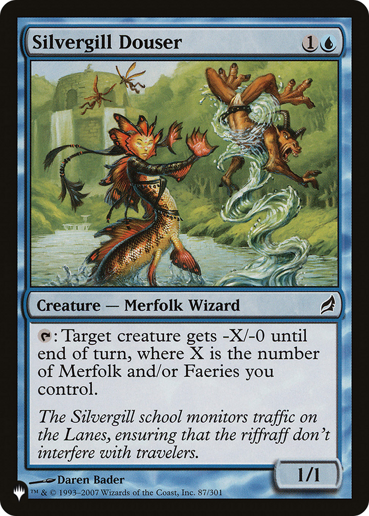 Silvergill Douser [The List Reprints] | Clutch Gaming