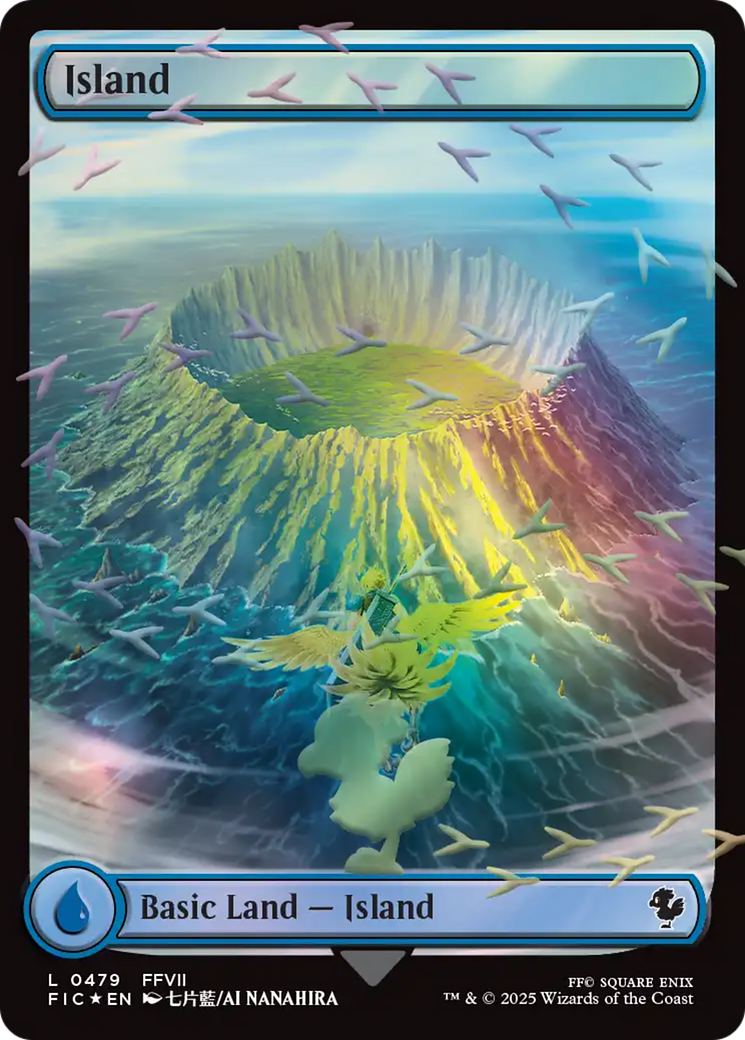 Island (Chocobo Track Foil) [FINAL FANTASY Commander] | Clutch Gaming