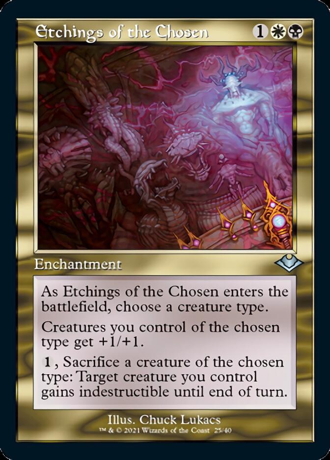 Etchings of the Chosen (Retro Foil Etched) [Modern Horizons] | Clutch Gaming