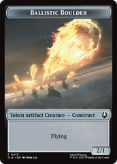 Ballistic Boulder // Food (0019) Double-Sided Token [Avatar: The Last Airbender Tokens] | Clutch Gaming