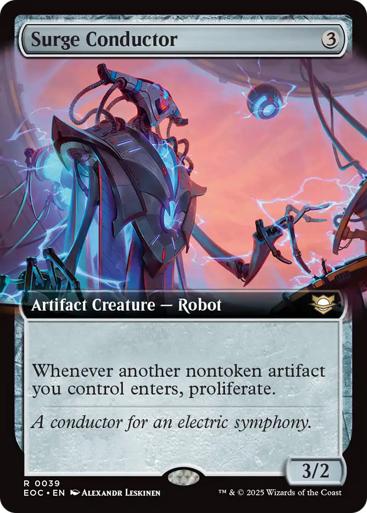 Surge Conductor (Extended Art) [Edge of Eternities Commander] | Clutch Gaming