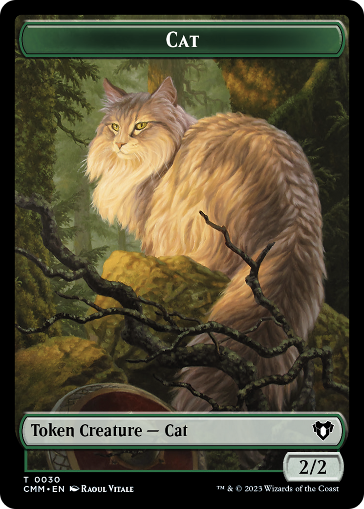 Cat Token (30) [Commander Masters Tokens] | Clutch Gaming