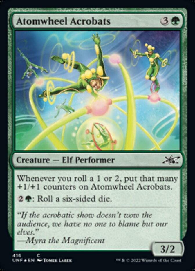 Atomwheel Acrobats (Galaxy Foil) [Unfinity] | Clutch Gaming