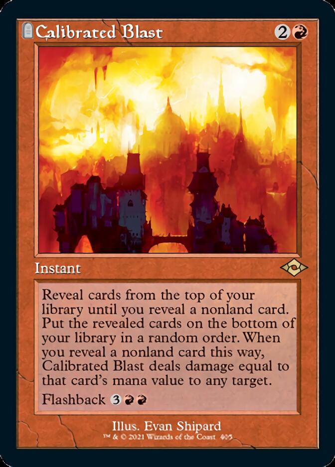 Calibrated Blast (Retro) [Modern Horizons 2] | Clutch Gaming