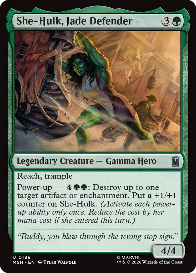 She-Hulk, Jade Defender [Marvel Super Heroes] | Clutch Gaming